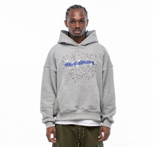 Load image into Gallery viewer, Grey Raindrop Crystal Hoodie
